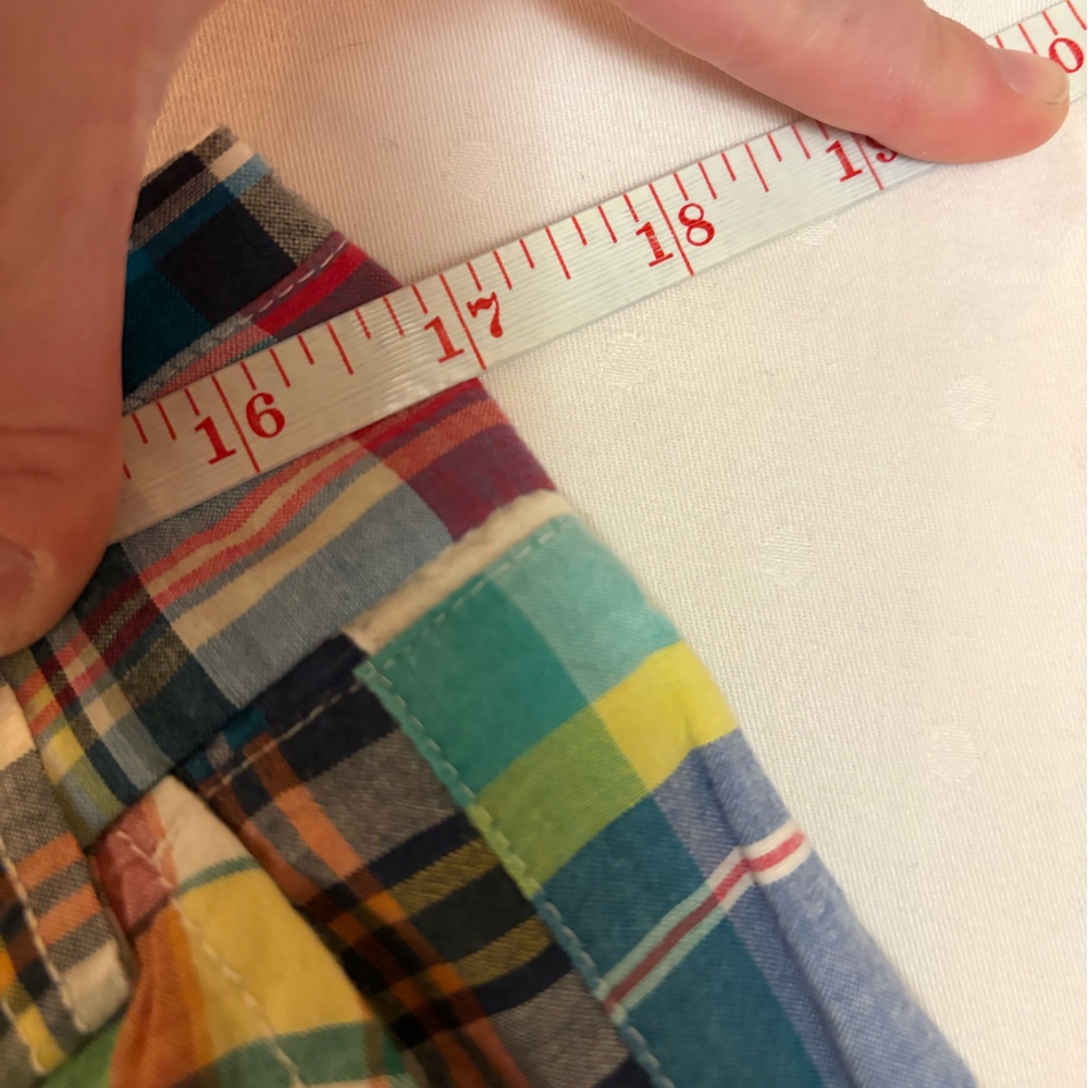JCrew Factory madras shorts - Picture 2 of 3